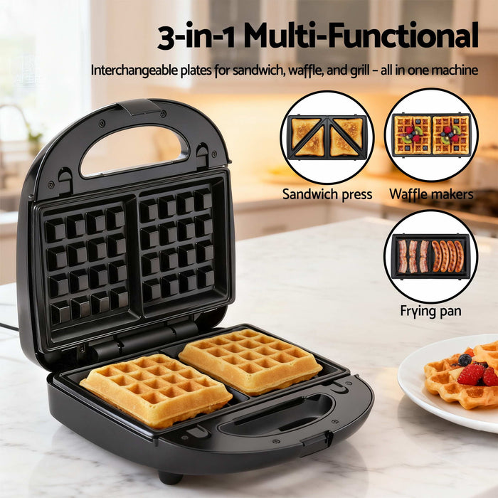 Devanti K7 Cordless Stick Vacuum Cleaner plus 3-in-1 Sandwich Maker