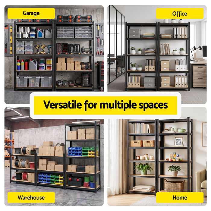 Giantz 2-Rack Garage Shelving 1.5X0.7m Warehouse Shelves Storage Rack Pallet Racking