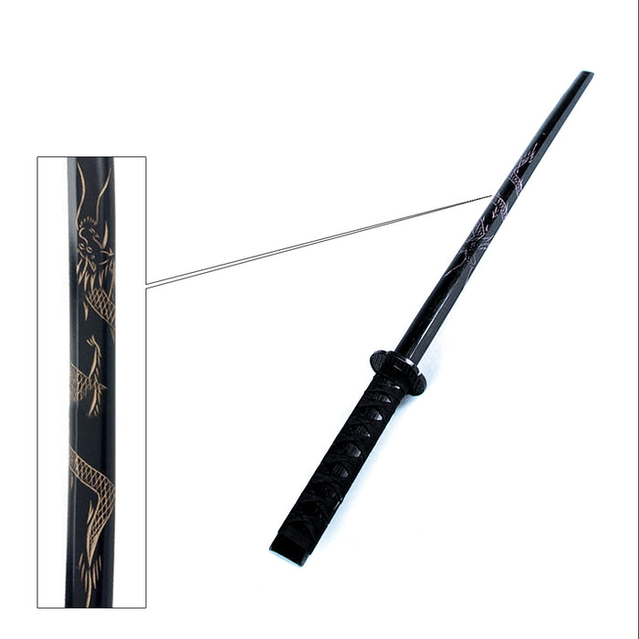 Natural Colors / Black 1M Datio Bokken Wooden Katana Kendo Samurai Practice Sword