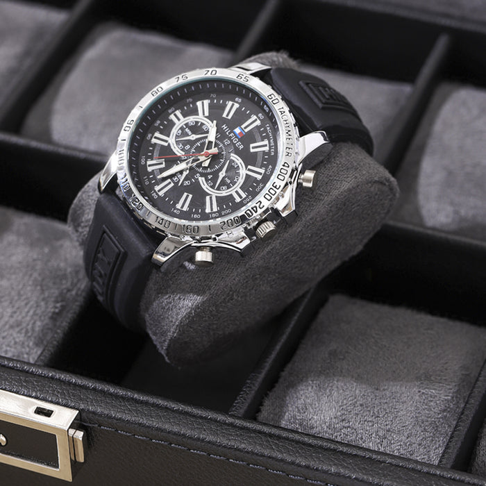 3/6/12 Grids Watch Storage Case Organizer With Key Lock Transparent Display