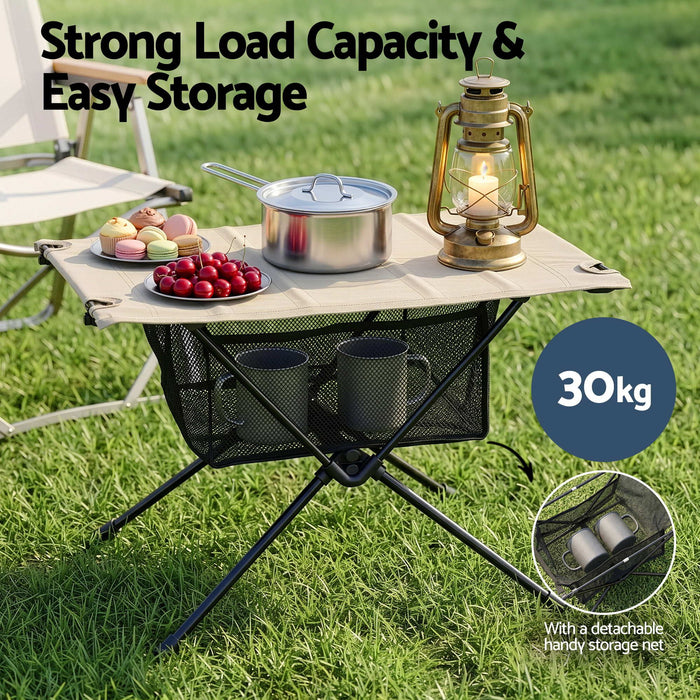 Weisshorn Folding Camping Table Portable Picnic Desk Camp Furniture