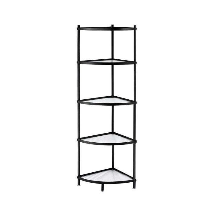 Artiss 5-Tier Kitchen Corner Shelf Rack Stand Microwave Metal Storage Shelves
