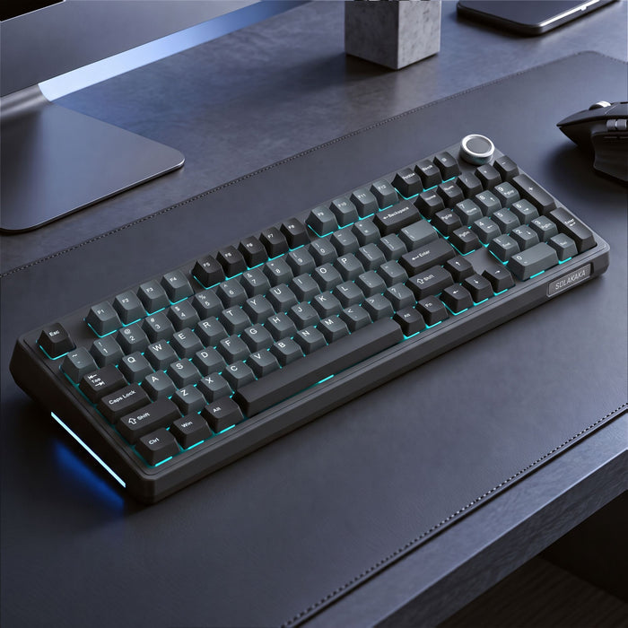 SOLAKAKA Ki99 Pro 99-Key Gasket Mechanical Keyboard Tri-Mode Hot-Swap Knob