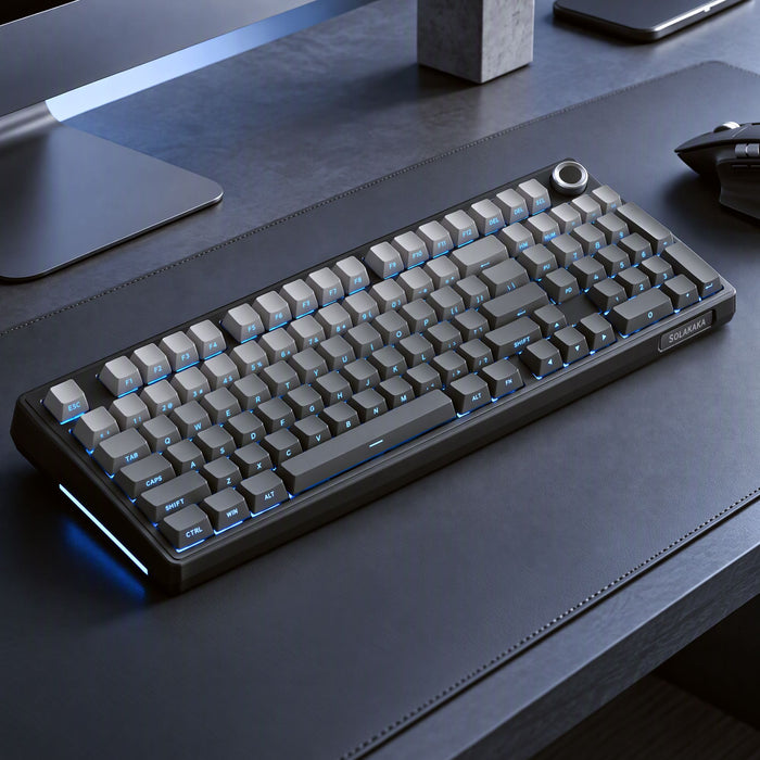 SOLAKAKA Ki99 Pro 99-Key Gasket Mechanical Keyboard Tri-Mode Hot-Swap Knob