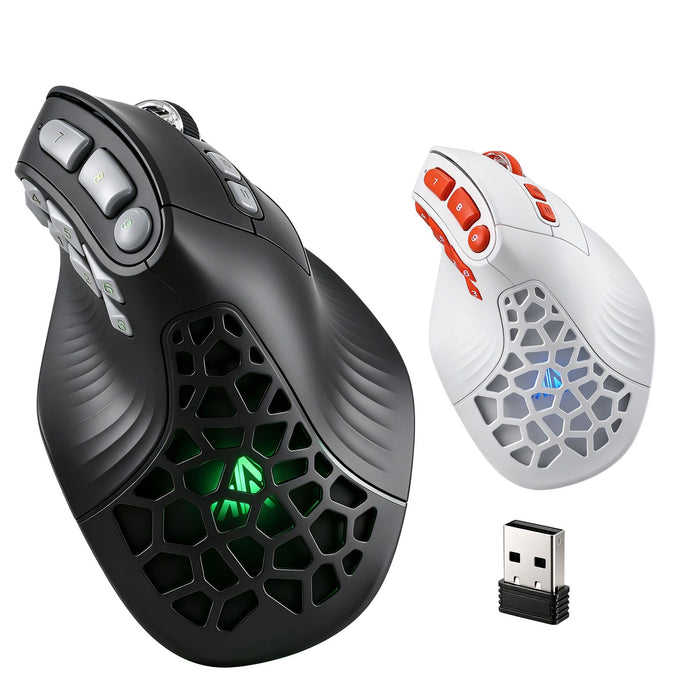 SOLAKAKA E9 Pro Vertical MMO Mouse Tri-Mode 36000 DPI 8000Hz PAW3395