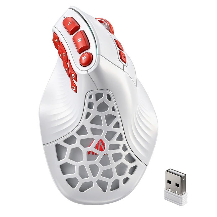 SOLAKAKA E9 Pro Vertical MMO Mouse Tri-Mode 36000 DPI 8000Hz PAW3395