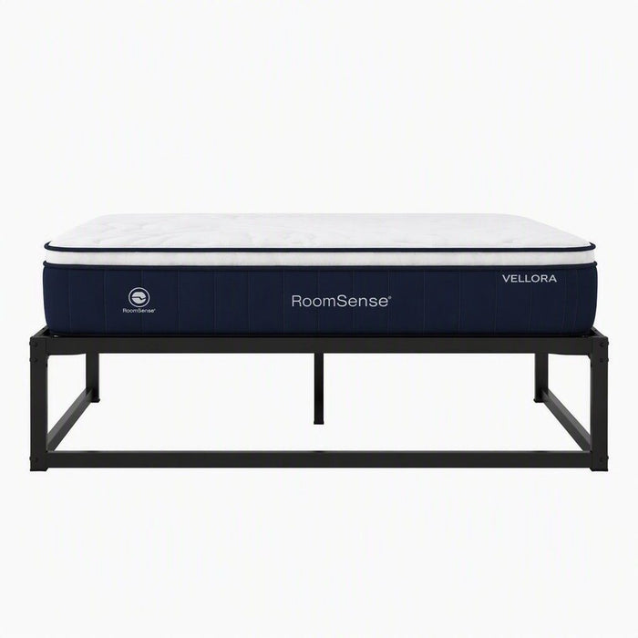 RoomSense Double 30cm Latex Hybrid Mattress Bundle with Metal Bed Frame
