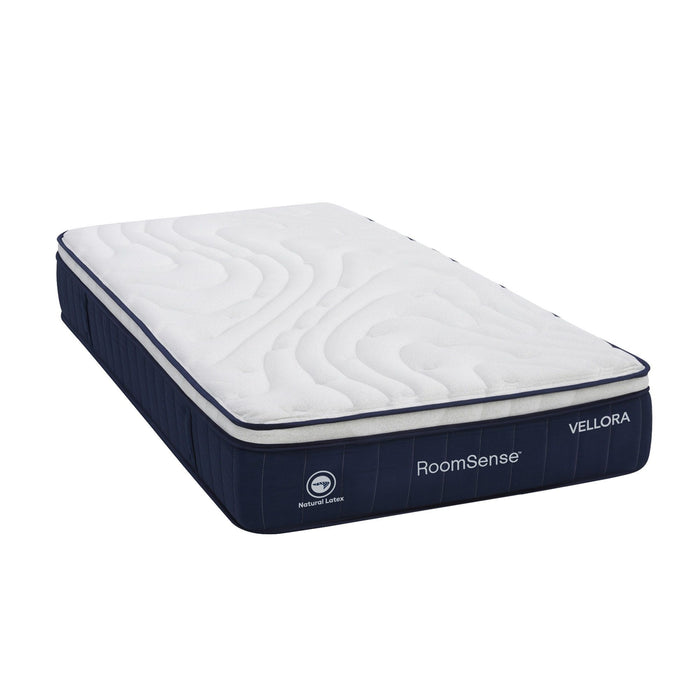 RoomSense King Single Mattress , 30cm Medium Firm Hybrid Mattress with Latex Lumbar Support for Back Pain Relief , Pocket Spring Mattress King Single Size in a Box