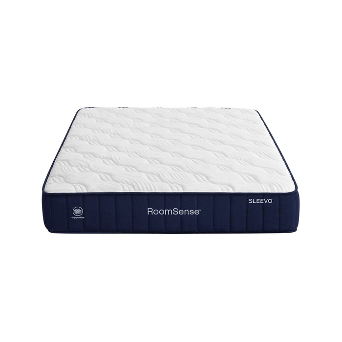 RoomSense Double Mattress, 26cm Orthopedic Firm Mattress for Back Pain Relief, Pocket Spring Hybrid Mattress Double Size for Home & Rental