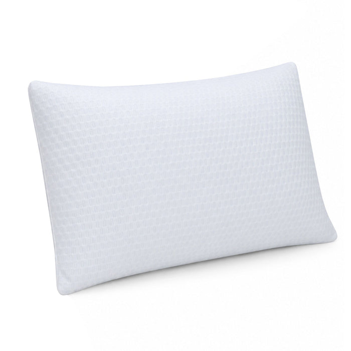 RoomSense Cooling Memory Foam Pillow Pillows 1 Pack, Anti-Flattening Bed Pillows for Hot Sleepers, Adjustable Shredded Gel Side Sleeper Pillow for Neck Support, Washable Cover, 72x50x15cm