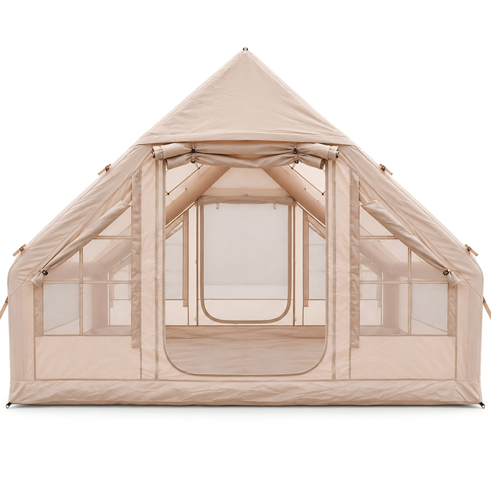 Weisshorn A-Frame Inflatable Air Tent with Mesh Windows, Family Glamping