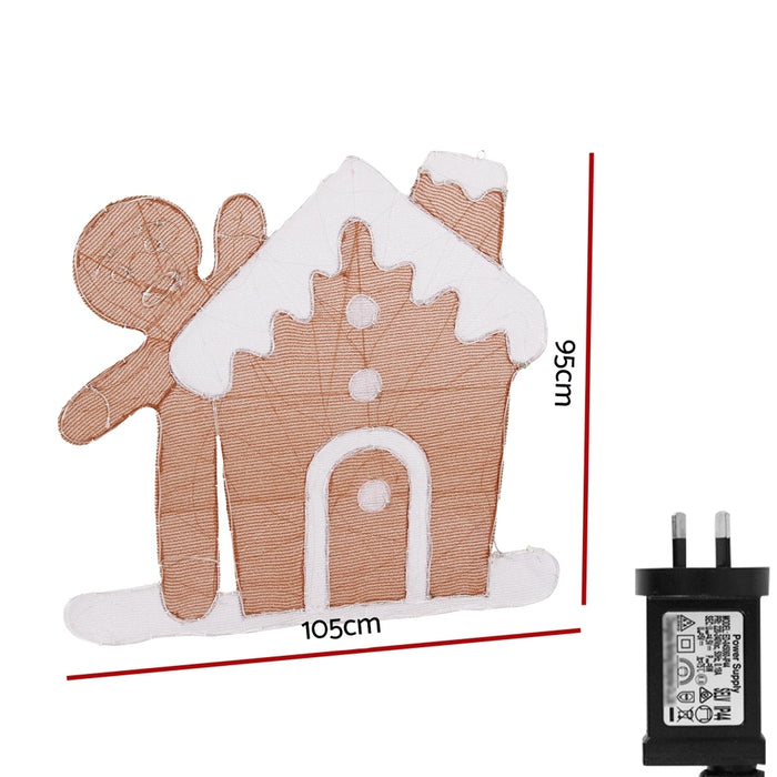 330 LED Christmas Lights Gingerbread Motif Fairy Light Decoration Jingle Jollys