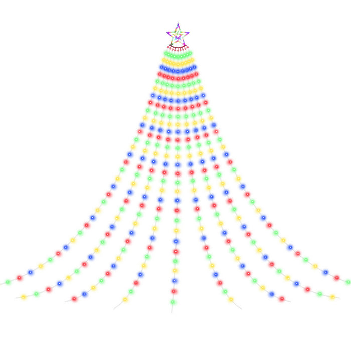 Jingle Jollys 3.8M Christmas Lights Waterfall String Light 340 LED