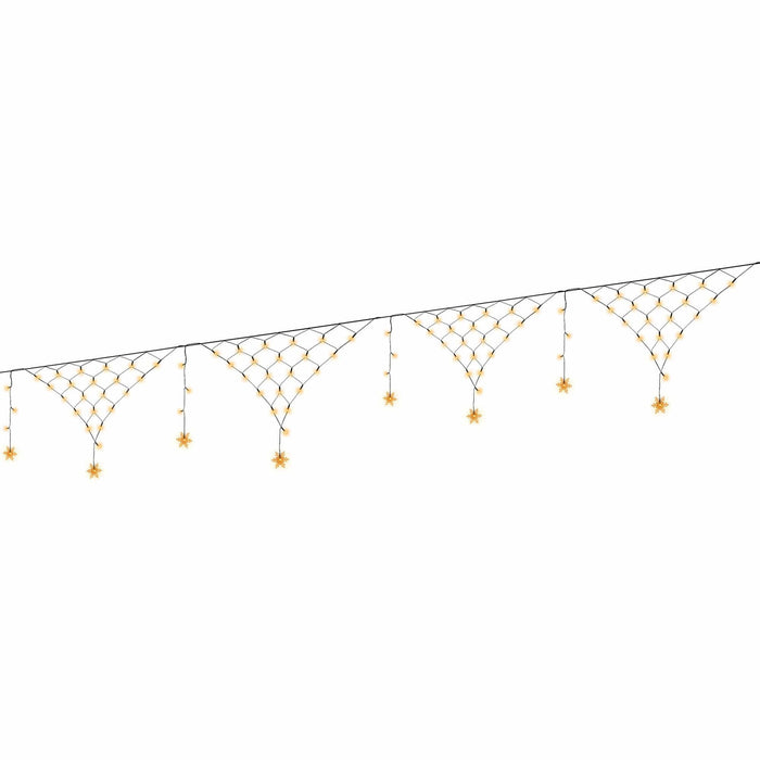 Jingle Jollys Christmas Lights Solar Fairy Lights Warm White Christmas Decorations 4m
