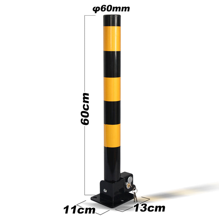 Parkero Black Parking Bollard locker Barrier Key Alike Or Independent Fold Down Vehicle Trade Me