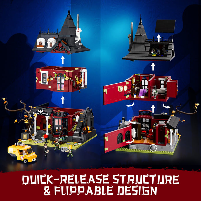 Lumibricks L9092 20005 Midnight Haunted Mansion X Series 2617Pcs LED Brick Set