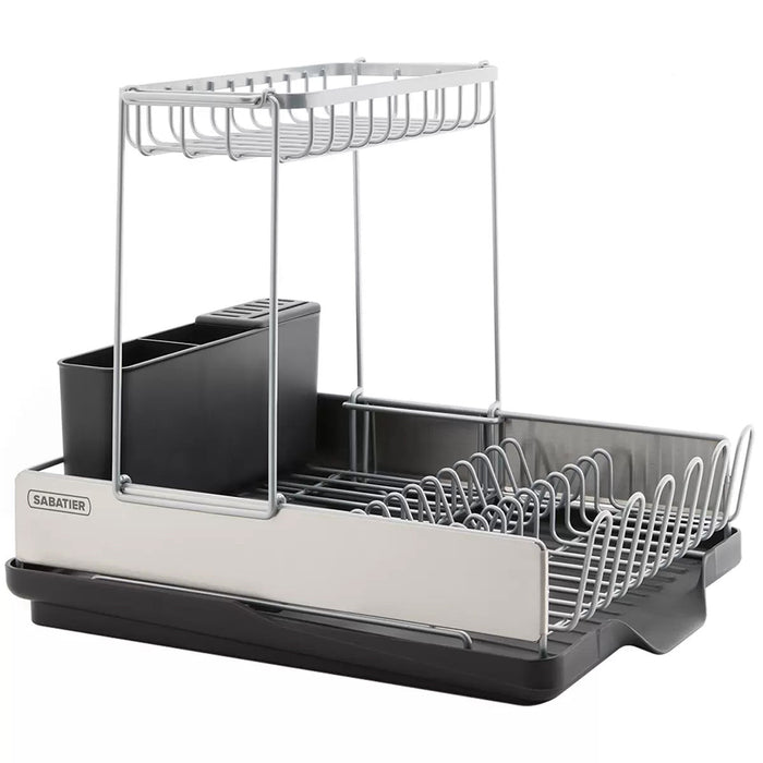 Sabatier Dish Drying Rack Stemware Compact Rust Resistant 42x33x36cm AUSTOCK