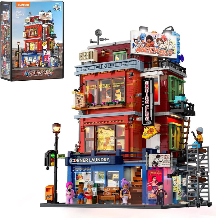 Lumibricks Boxing Club 19009 L9116 Street Fusion Series 3036PCS LED Blocks
