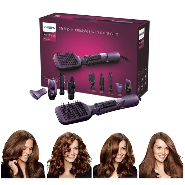 Philips Airstyler Ionic Care Hair Dryer With 5 Stylings Attachment HP8656 ProCare