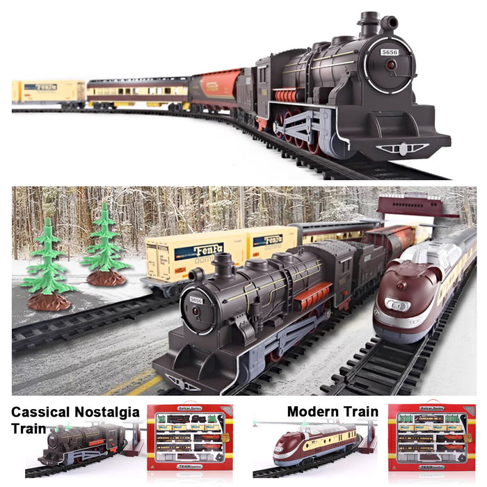 Electric Classic/Modern Toy Train Set Vehicle Rail Track Carriages Kids Trade Me
