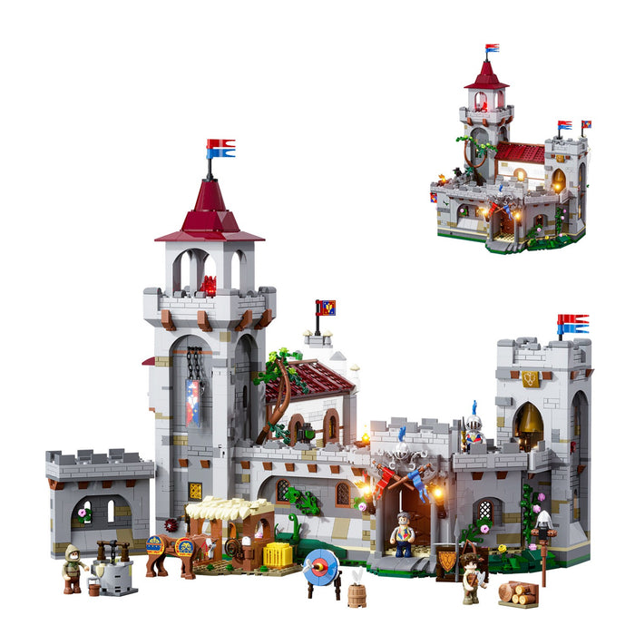 Lumibricks 12013 L9119 Medieval Guard Post Middle Age 2945Pcs LED Brick Set