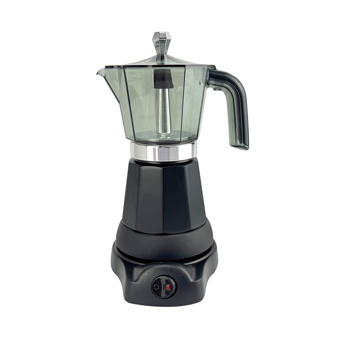 Mornest Electric Moka Coffee Maker Espresso Italian Classic Auto power off for Home 3/6Cups