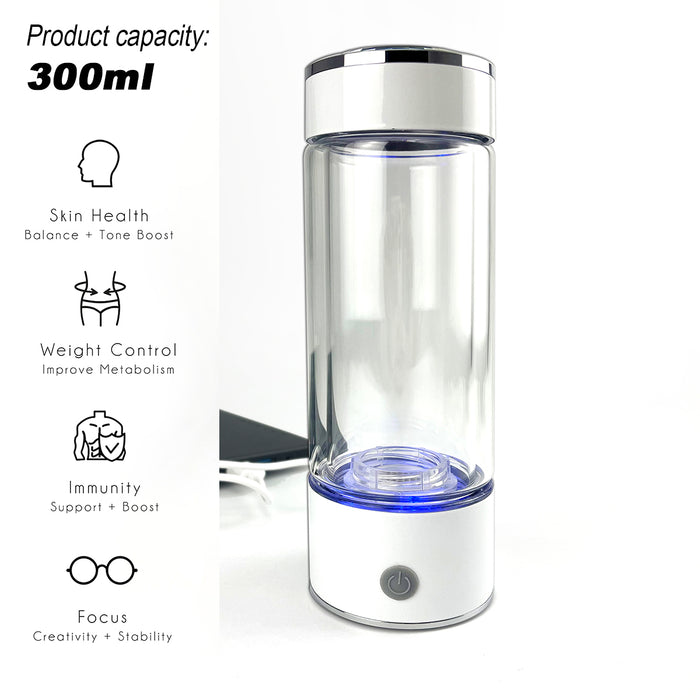 300ml H2 Hydrogen Water Bottle Alkaline Ionizer High compatibility AU