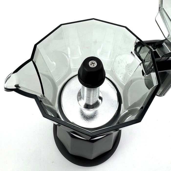 Mornest Electric Moka Coffee Maker Espresso Italian Classic Auto power off for Home 3/6Cups