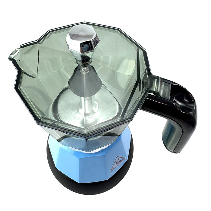 Mornest Electric Moka Coffee Maker Espresso Italian Classic Auto power off for Home 3/6Cups