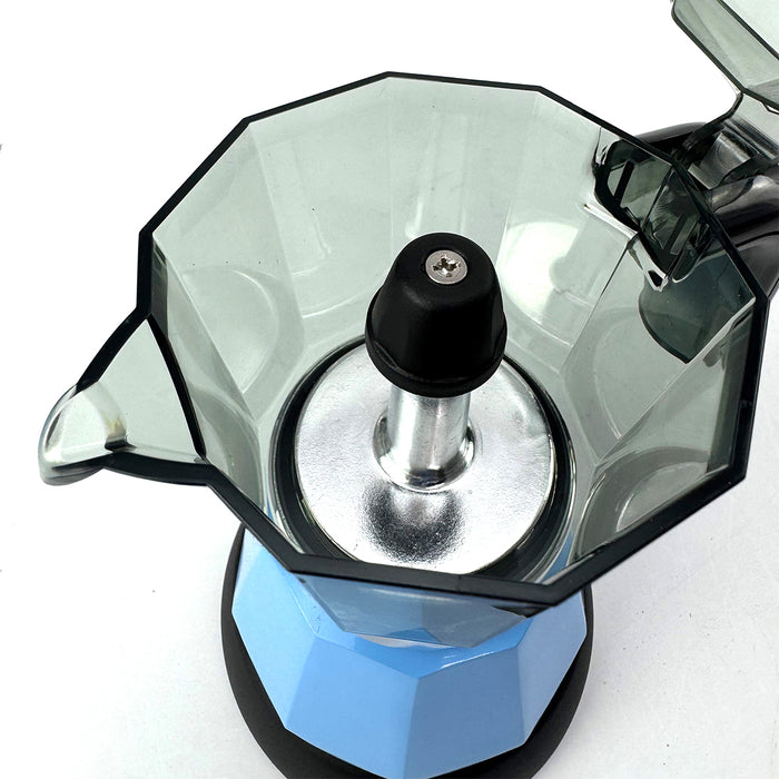 Mornest Electric Moka Coffee Maker Espresso Italian Classic Auto power off for Home 3/6Cups