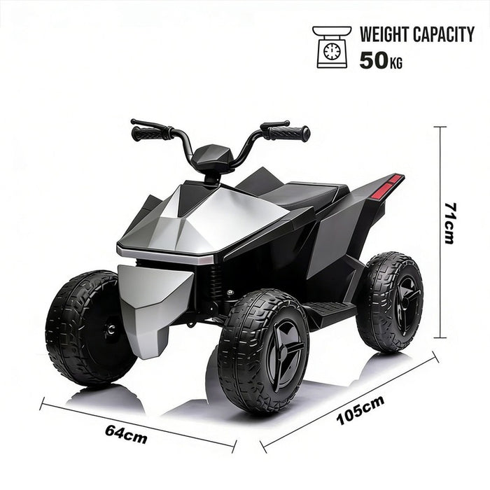 Electric Quad Bike Four-wheel Drive  12V Ride On Toy Wheels For Kids PU Foam
