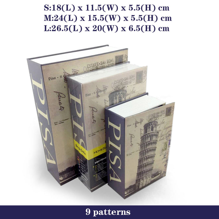 Random Pattern Money Dictionary Secret boxSecurity Book Key Locker Lock Safe Cash Hidden
