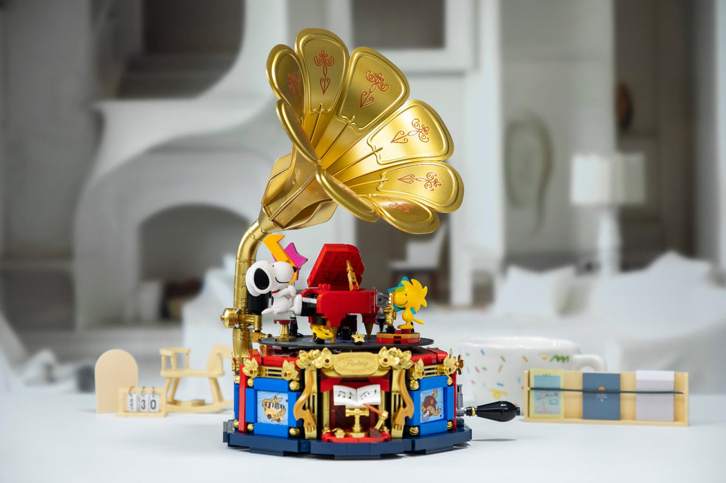 Pantasy Peanuts Snoopy, Phonographe (86911) Set construction figurine Pantasy