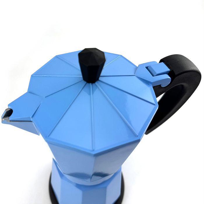 Mornest Electric Aluminium Moka Coffee Maker Espresso Italian Classic auto power off Home 3/6Cups