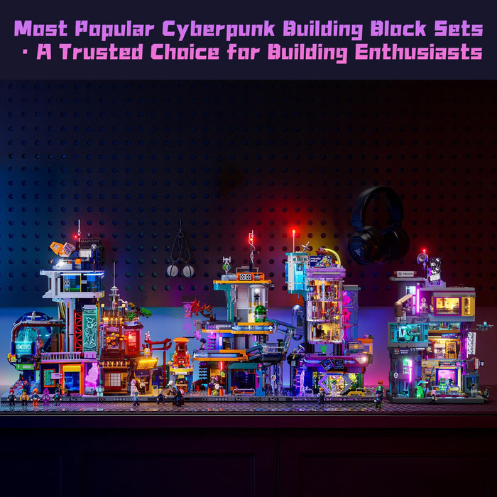 Lumibricks L9118 17007 Cyber Couture Galleria 2701Pcs LED Building Bricks