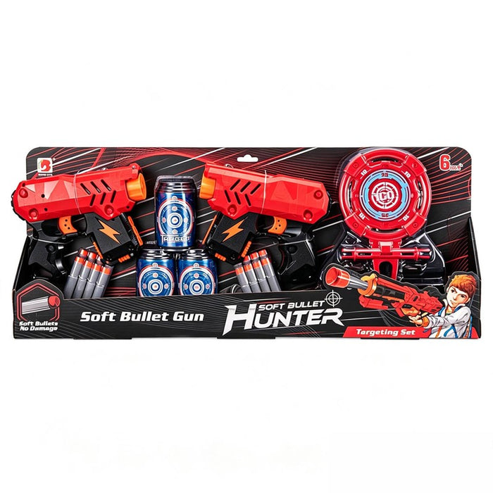 Item photo. Show listing details page. Listing Soft Bullet Gun Toy Set for Kids 2 Blaster Guns with Rotating Shooting Target Soft Bullet Gun Toy Set for Kids 2 Blaster Guns with Rotating Shooting Target
