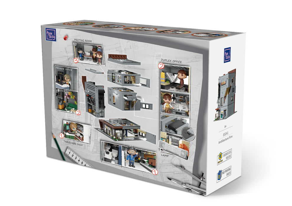 Pantasy Retro Series Architecture Firm Construction Set (3427 Pieces) 85041