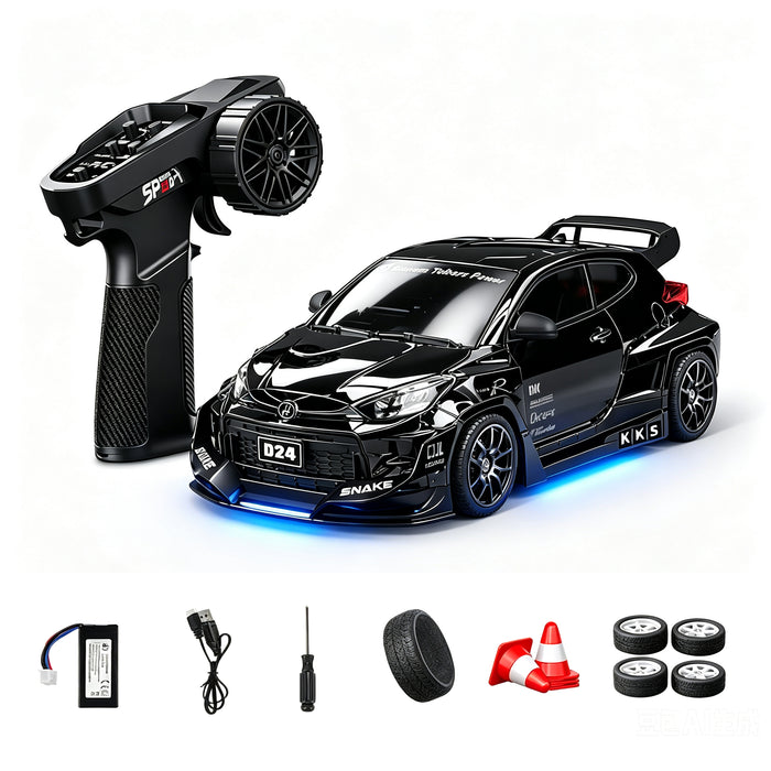Hstar D24 1:24 4WD Full Proportional RC Drift Car RTR 25KM/H Motor 28,000 RPM