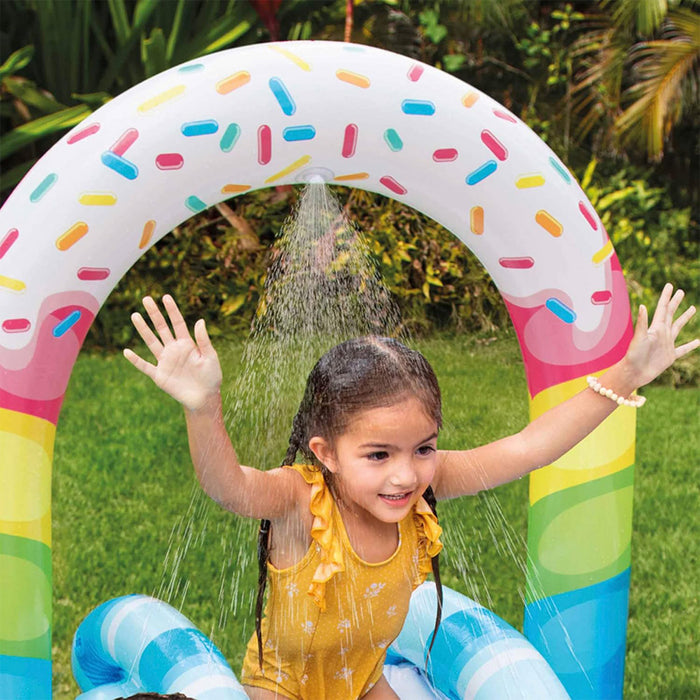 Intex Inflatable Candy Fun Centre Play 70x168x122cm With Slide Sprayer Ball