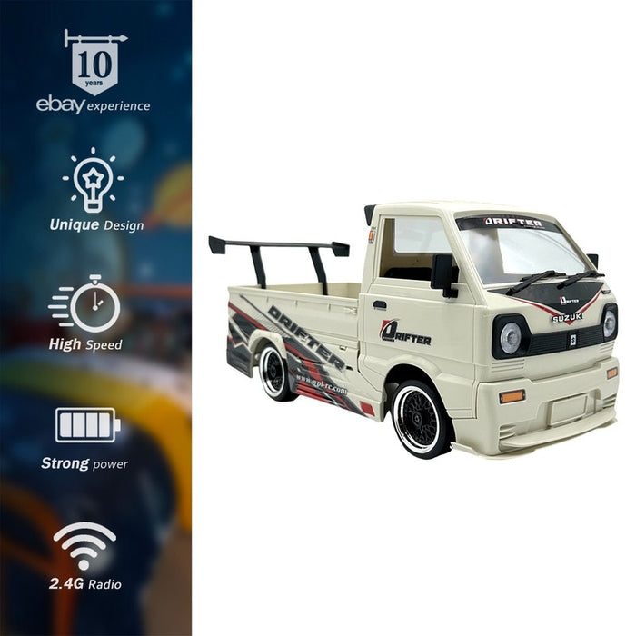WPL D14S 1:10 SUZUKI CARRY RC Car Mini Truck Remote Control Car Kids Toy