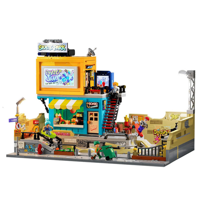 Lumibricks Skate Park 19011 Street Fusion Series 1903PCS LED Building Blocks