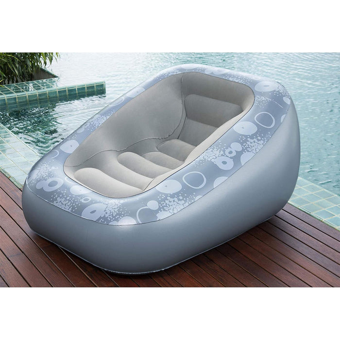 Bestway Comfi Cube Deluxe Inflatable Lounge Chair Touch Of Sophistication