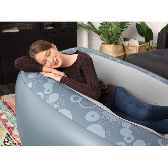 Bestway Comfi Cube Deluxe Inflatable Lounge Chair Touch Of Sophistication