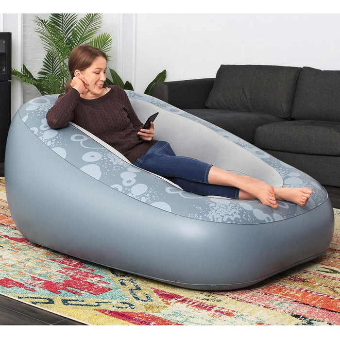 Bestway Comfi Cube Deluxe Inflatable Lounge Chair Touch Of Sophistication