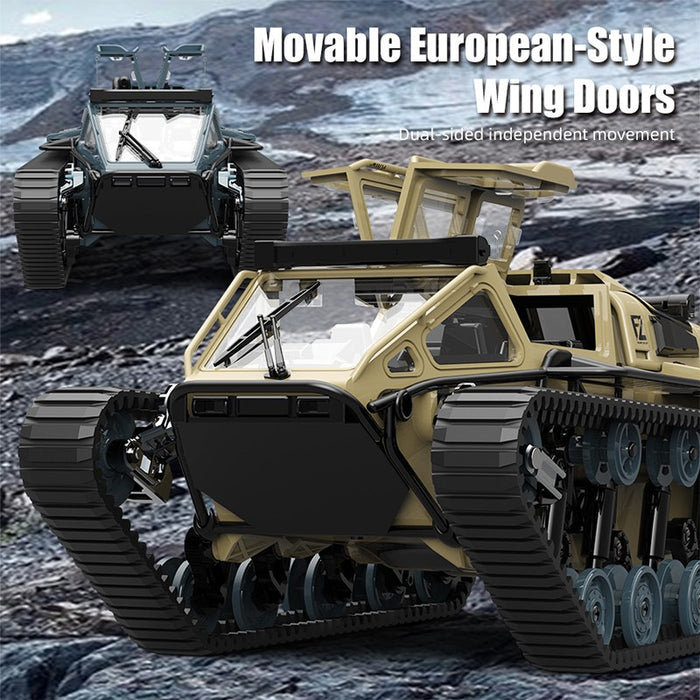 RC Off-Road Tracked Tank Military Ripsaw EV3-F4 Remote Control Drift LED Light
