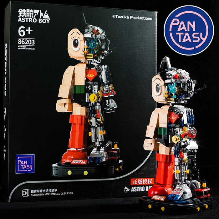 Pantasy Astro Boy Mechanical Clear Version 86212 1250pcs Collectible Block Kit