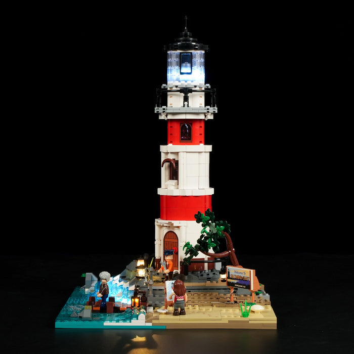 Lumibricks L90Lumibricks 18007 L9113 Sunrise Lighthouse Road Trip 1632Pcs LED Br
