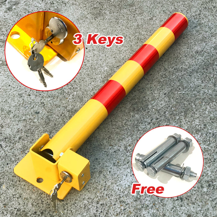 Parkero Red Parking Bollard locker Barrier Key Alike / Independent lock Fold Down Vehicle Trade Me