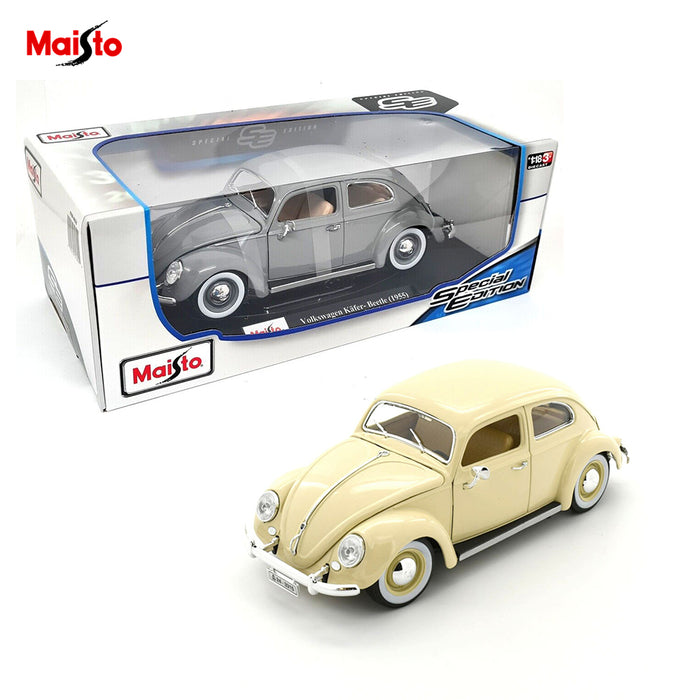 Maisto Volkswagen Kafer Beetle (1955) Diecast Car Model 1:18 Special Edition C/G