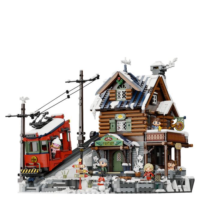 Pantasy Retro Collection Summit Cabin Construction Set Toy Model Kit 85033